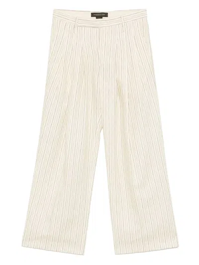 Federico Cina Striped Trousers In Multicolor