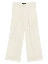 Federico Cina Striped Trousers In Neutrals