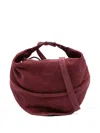 Federico Cina Suede Curved-shape Shoulder Bag