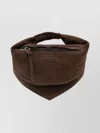 Federico Cina Suede Mini Bag Shoulder Strap In Brown