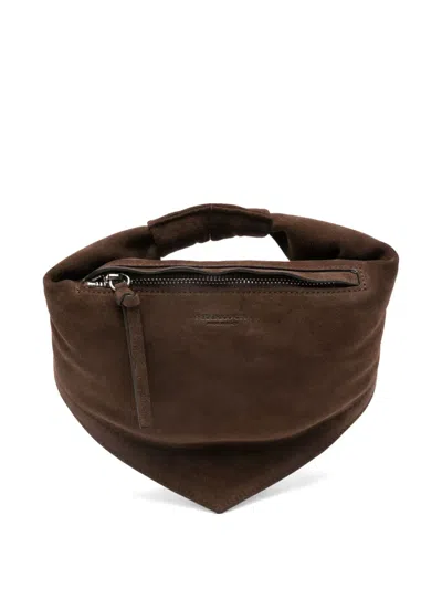 FEDERICO CINA SUEDE TOTE BAG