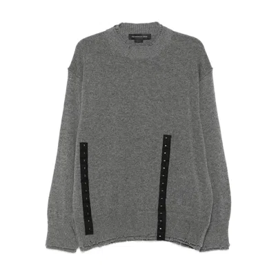 Federico Cina Sweaters Gray