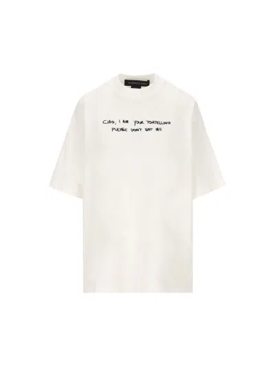 Federico Cina T-shirt And Polo Shirt In White