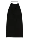 Federico Cina Halterneck Blouse In Black