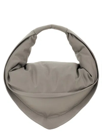 Federico Cina Tortellino Shoulder Bag In Grey
