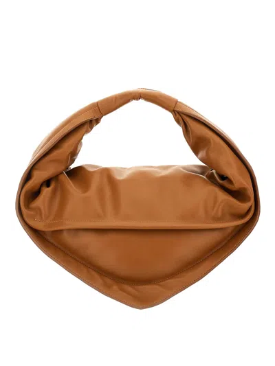 Federico Cina Tortellini Midi Bag In Brown