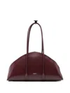 Federico Cina Structured Shoulder Bag Long Handles In Red