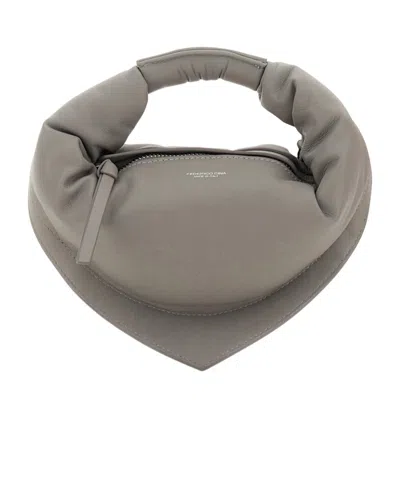Federico Cina Tortellino Handbag In Gray