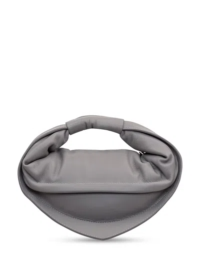 Federico Cina Tortellino Mini Bag In Gray