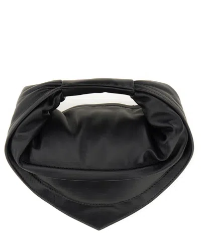 Federico Cina Tortellino Mini Handbag In Black