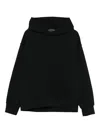 Federico Cina Tortellino Recipe Cotton Hoodie Clothing In Black