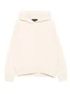 Federico Cina Tortellino Recipe Cotton Hoodie Clothing In Neutral