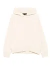 Federico Cina Tortellino Recipe Cotton Hoodie Clothing In Neutral