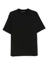 Federico Cina Tortellino Recipe Cotton T-shirt Clothing In Black