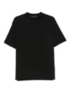 Federico Cina Tortellino Recipe Cotton T-shirt Clothing In Black