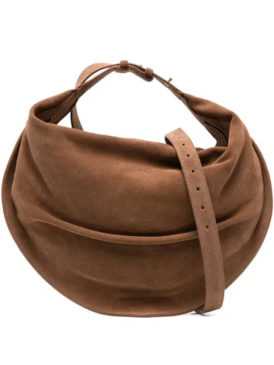 FEDERICO CINA TORTELLINO SUEDE TOTE BAG