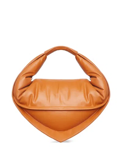 Federico Cina Tortellino Tote Bag In Braun