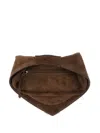 Federico Cina Torttelino Suede Tote Bag In Brown