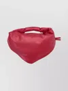 Federico Cina Unique Shape Top Handle Shoulder Bag In Red
