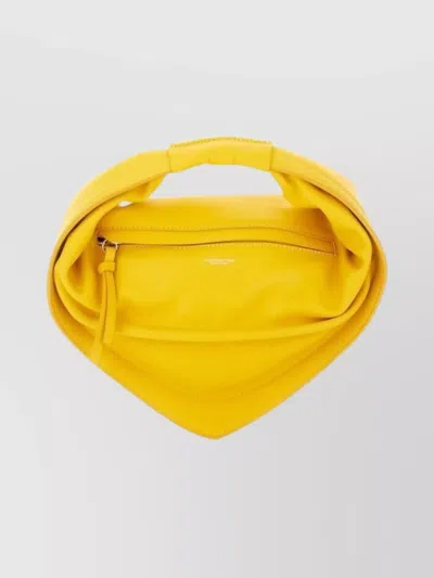 Federico Cina Versatile Tote Bag Top Handle In Yellow