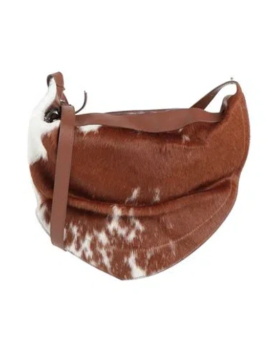 Federico Cina Woman Cross-body Bag Light Brown Size - Leather In Beige