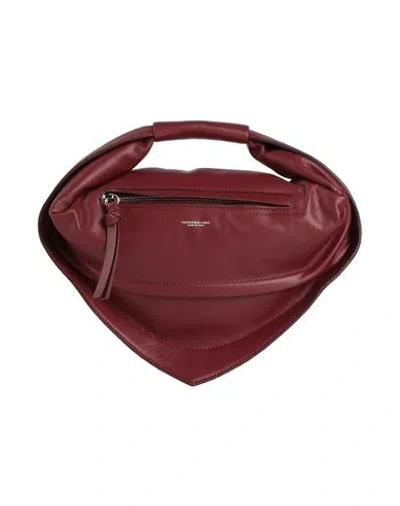 FEDERICO CINA FEDERICO CINA WOMAN HANDBAG BURGUNDY SIZE - LEATHER
