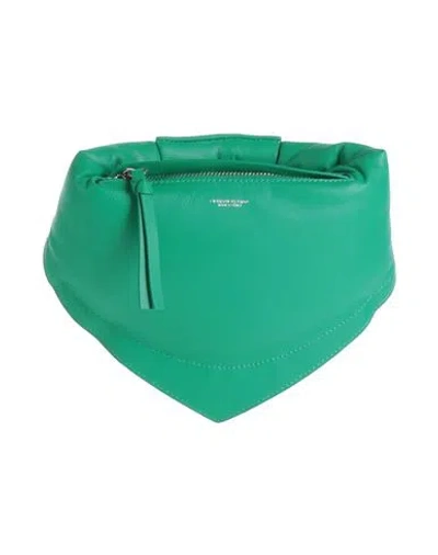 Federico Cina Woman Handbag Green Size - Leather