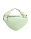 Federico Cina Woman Handbag Light Green Size - Leather