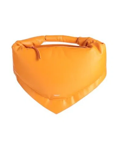 Federico Cina Woman Handbag Orange Size - Leather