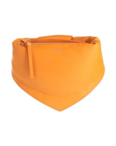 Federico Cina Woman Handbag Orange Size - Leather