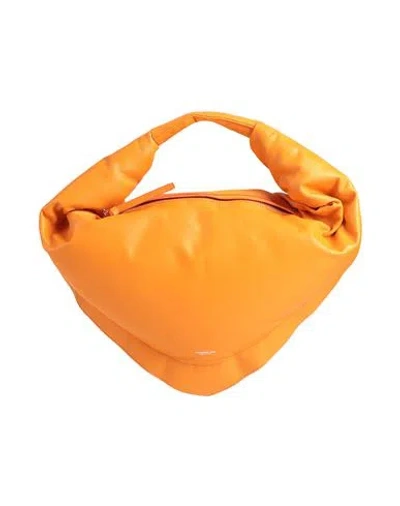Federico Cina Woman Handbag Orange Size - Leather