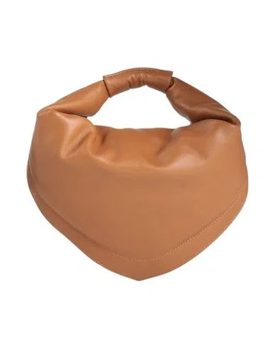 Federico Cina Woman Handbag Tan Size - Leather In Brown