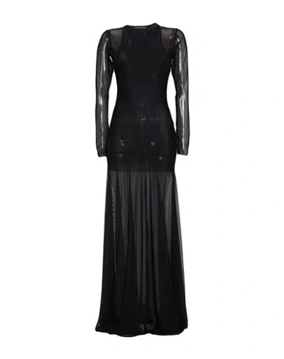 Federico Cina Woman Maxi Dress Black Size M Polyamide