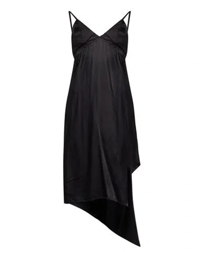 Federico Cina Woman Maxi Dress Black Size S Viscose