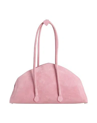 Federico Cina Woman Shoulder Bag Pink Size - Leather