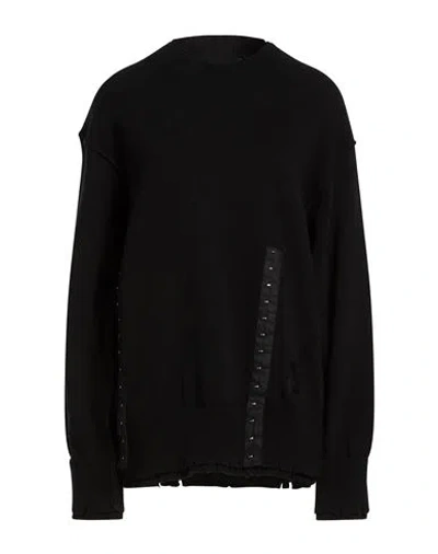Federico Cina Woman Sweater Black Size S Wool