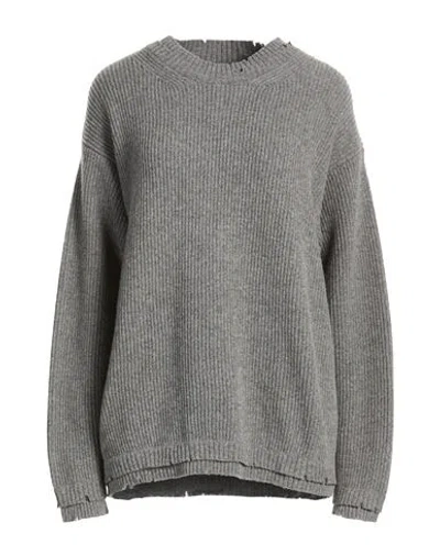 Federico Cina Woman Sweater Grey Size S Wool