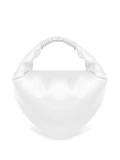 Federico Cina Zip Midi Tortellino Tote Bag In White