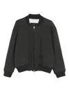 Federico Cina Zip-up Bomber Jacket In Gray