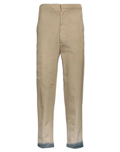 Federico Curradi X Nick Fouquet Man Pants Sand Size 28 Cotton In Beige