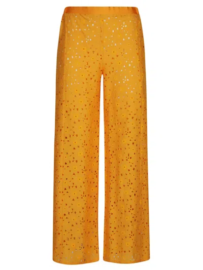 FEEL ME FAB FEEL ME FAB TARTANA WIDE LEG TROUSERS