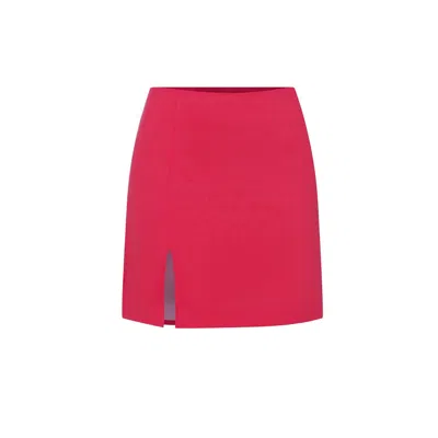 Feel The Lotus Women's Lita Pink Mini Skirt