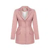 Feel The Lotus Women's Pink / Purple Lucien Light Pink Jacket In Pink/purple