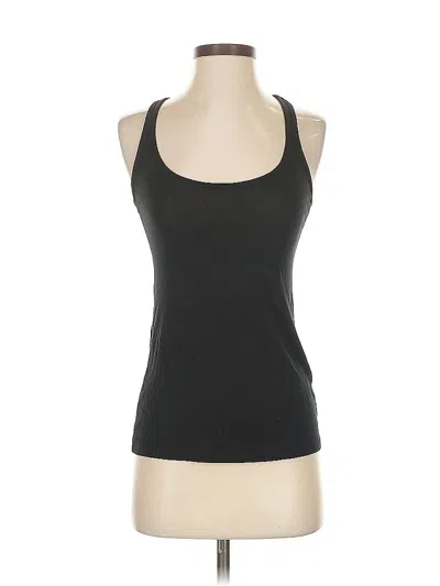 Pre-owned Feel The Piece Tank Top Black Halter Neckline Tops