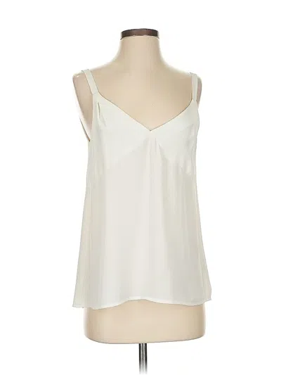 Pre-owned Feel The Piece Terre Jacobs Sleeveless Blouse In White