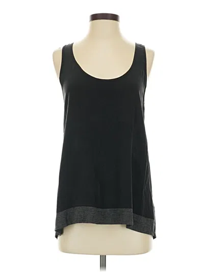 Pre-owned Feel The Piece Terre Jacobs Sleeveless Silk Top Black Halter Neckline Tops