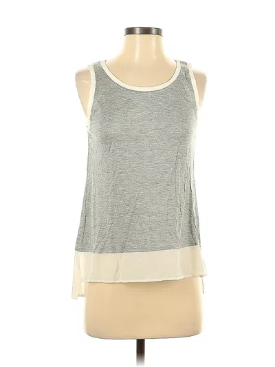 Pre-owned Feel The Piece Terre Jacobs Sleeveless Top Gray Halter Neckline Tops