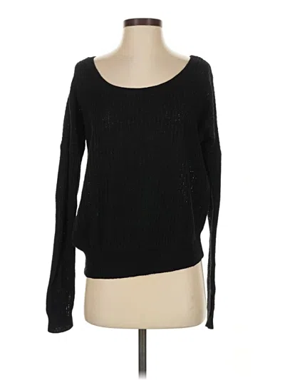 Pre-owned Feel The Piece Wool Pullover Sweater In Black