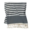 Feelgoodz Artisan Crafted Cotton Turkish Towel Beach Bath In Blue