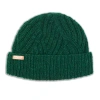 Feelgoodz Artisan Hand-knit Vienna Beanie Hat In Green